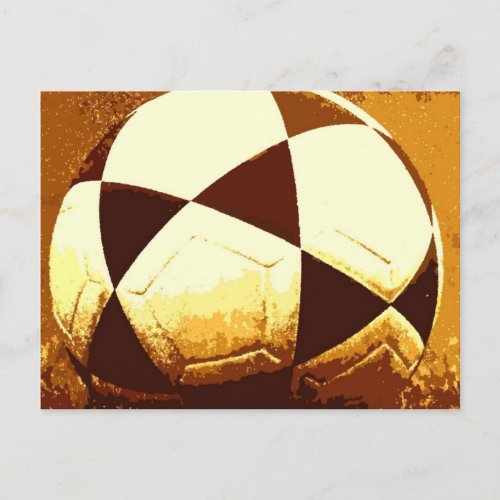 Soccer Ball _ Football Ball Postcard