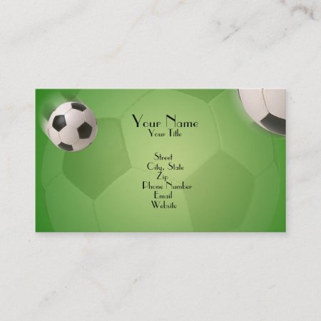 Soccer Ball Football Goal - Business Card