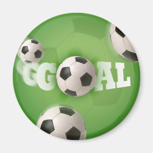 Soccer Ball Football Goal - Magnet