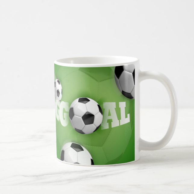 Soccer Ball Football Goal - Mug (Right)