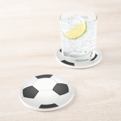 Soccer Ball Football Illustration Coaster