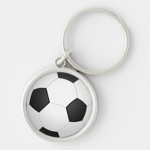 Soccer Ball Football Illustration Keychain