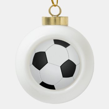 Soccer Ball Football Illustration Ornament by stopnbuy at Zazzle