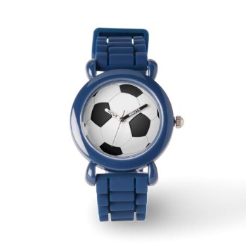 Soccer Ball Football Illustration Wrist Watch by stopnbuy at Zazzle
