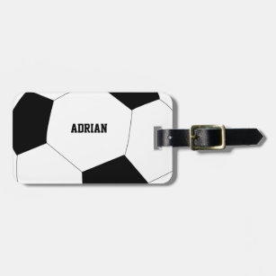 Soccer Ball Football Personalized Luggage Tag