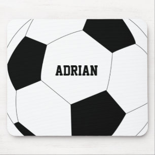 Soccer Ball Football Personalized Mouse Pad