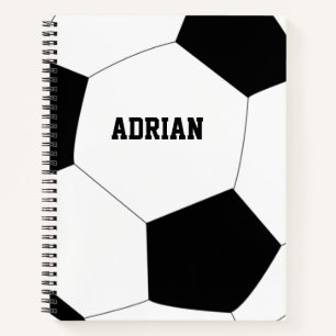 Soccer Ball Football Personalized Notebook