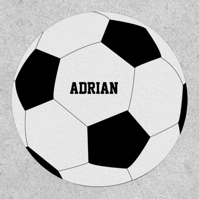 Soccer Ball Football Personalized Patch (Front)