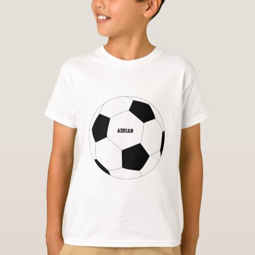 Soccer Ball Football Personalized  T_Shirt