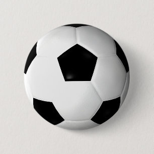 Soccer Ball ( football ) Pinback Button