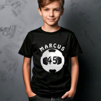 Soccer Ball Football Player Name Number
