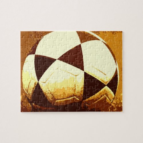 Soccer Ball _ Football Popular World Sport Art Jigsaw Puzzle