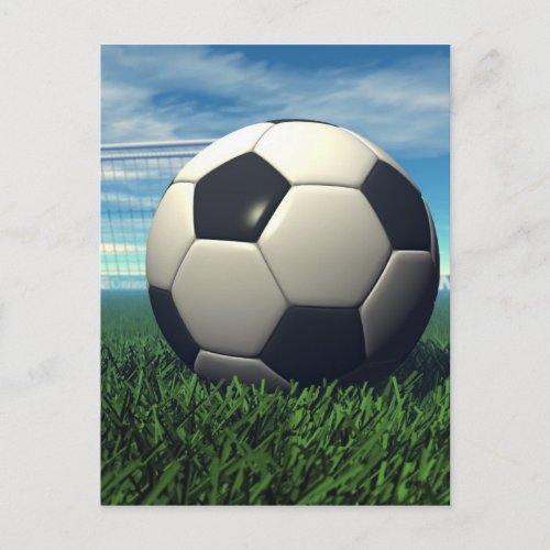 Soccer Ball Football Postcard