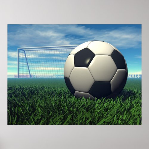 Soccer Ball football Poster