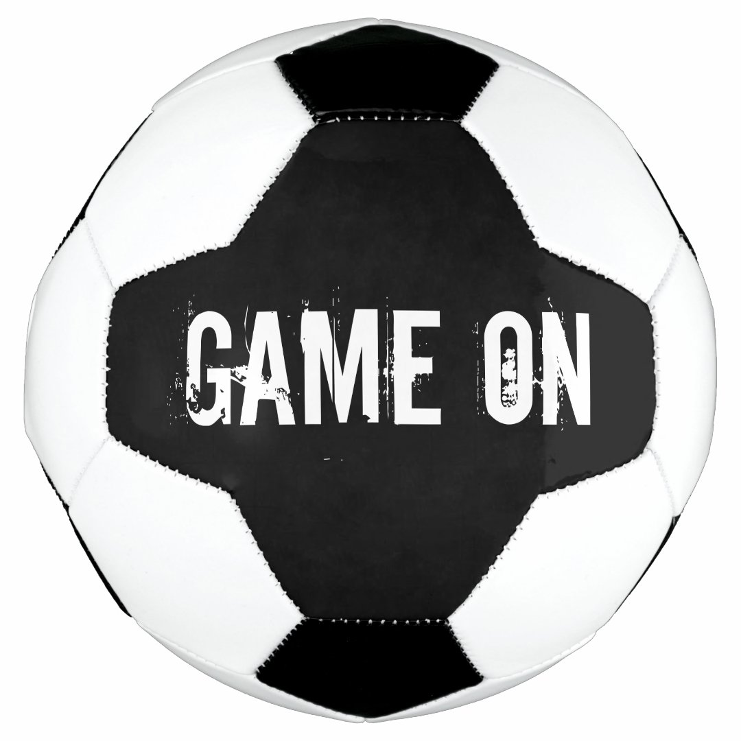 Soccer BallGame On Soccer Ball Zazzle
