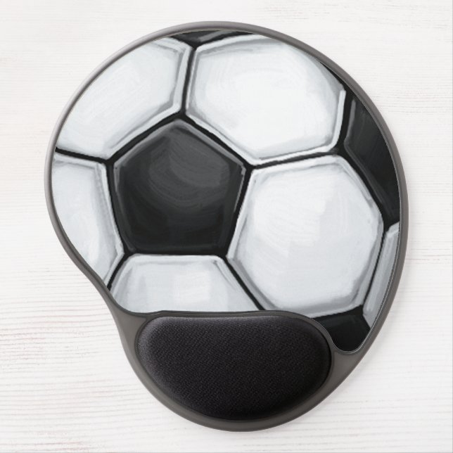Soccer Ball Gel Mouse Pad (Front)