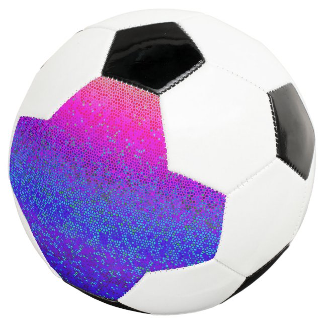 Soccer Ball Glitter Star Dust (Three Quarter)