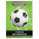 Soccer Ball GOAL for Coach, Team, Parent or Fan Clipboard
