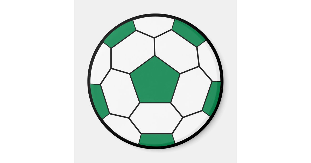Soccer Ball Green Zazzle