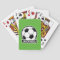 Soccer Ball; Green Stripes