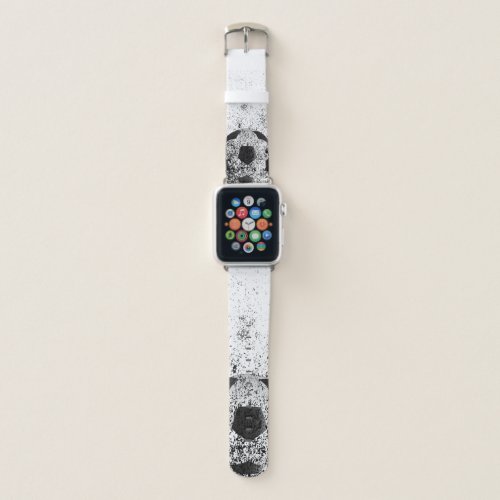 Soccer Ball Grunge Apple Watch Band