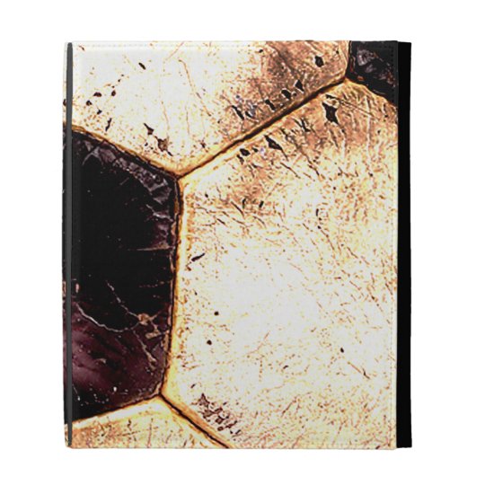 Soccer Ball Grunge Style iPad Folio Covers