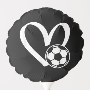 Soccer Ball Heart Balloon