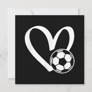 Soccer Ball Heart Save The Date