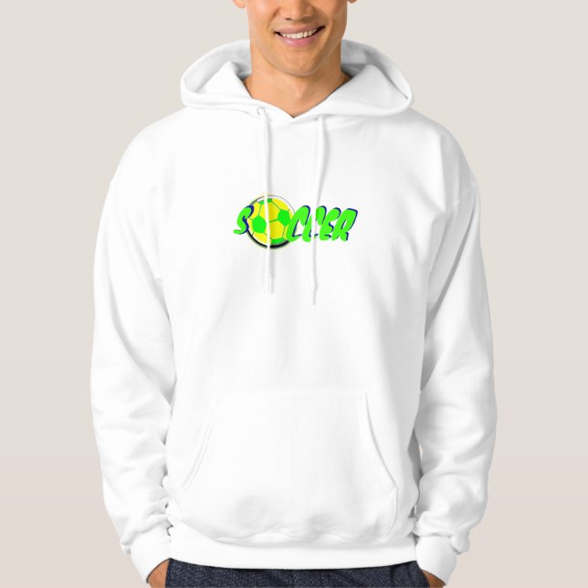 Soccer Ball Hooded Sweatshirt (Front)