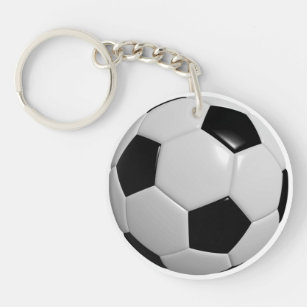 Soccer Ball ID TAG or Personalized Text Keychain