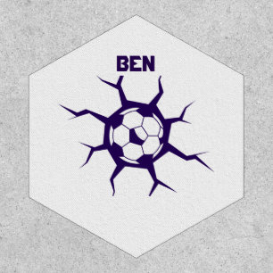 Soccer Ball in a wall Patch