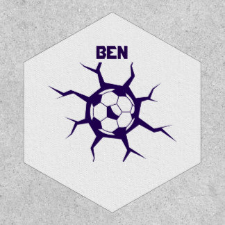 Soccer Ball in a wall Patch