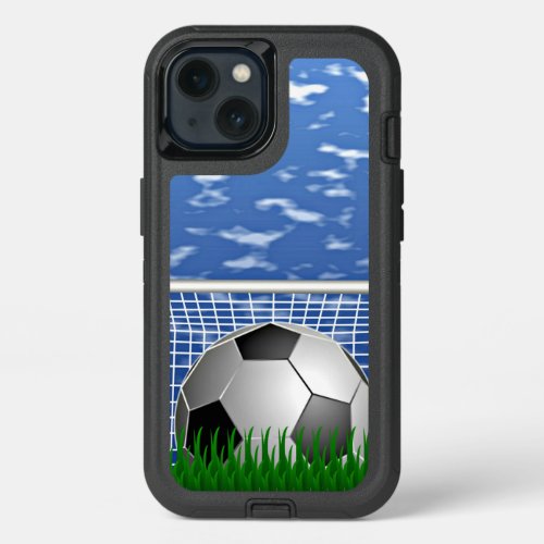 Soccer Ball in Net iPhone 13 Case