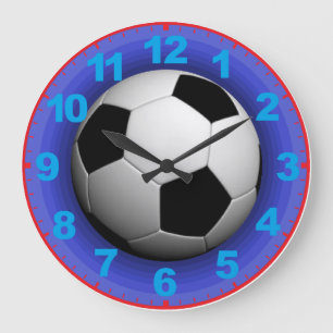Soccer Ball IN The Clock With Numbers