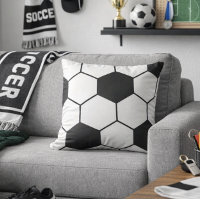 Soccer Ball Inspired Pattern Geometric Print 