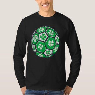 Soccer Ball Ireland Shamrock Irish St Patricks Day T-Shirt
