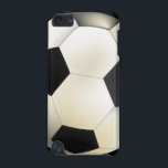 Soccer Ball iTouch Case<br><div class="desc">Black and white soccer ball design for soccer players.</div>