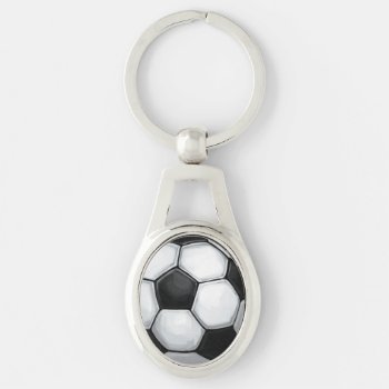 Soccer Ball Keychain by ITDSportsCenter at Zazzle