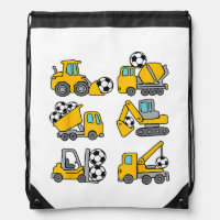 Soccer Ball Kids Football Construction Trucks