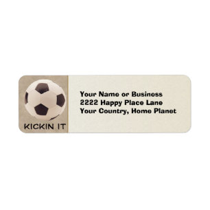 Soccer Ball Label