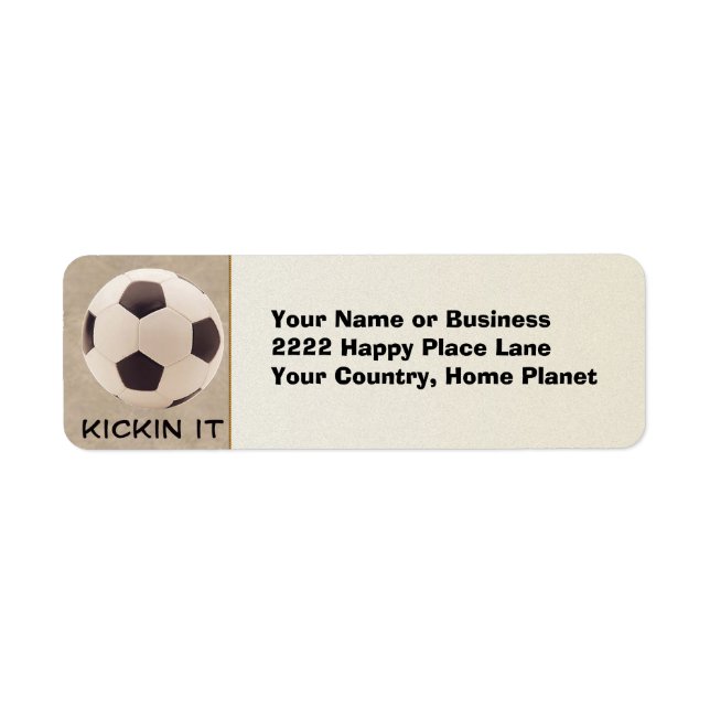 Soccer Ball Label (Front)