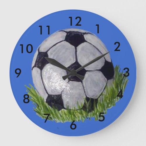 Soccer ball large clock