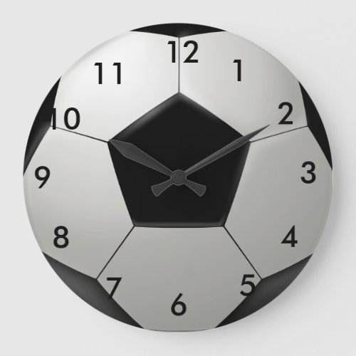 Soccer ball large clock