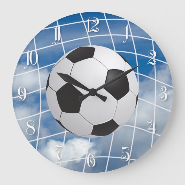 Soccer ball large clock (Front)