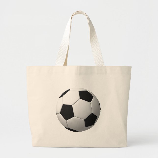Soccer Ball: Large Tote Bag (Front)