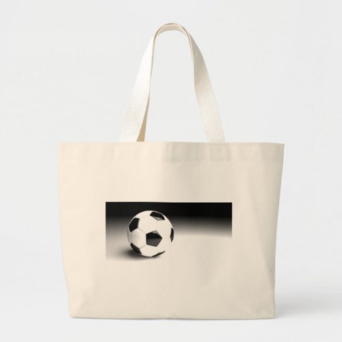 Soccer Ball Large Tote Bag