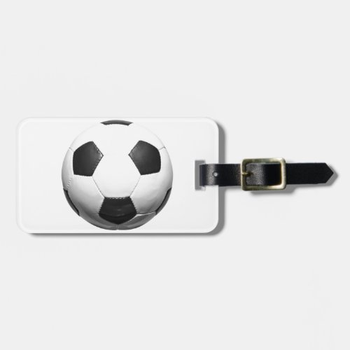 Soccer Ball Luggage Tag