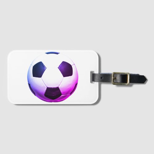 Soccer Ball Luggage Tag