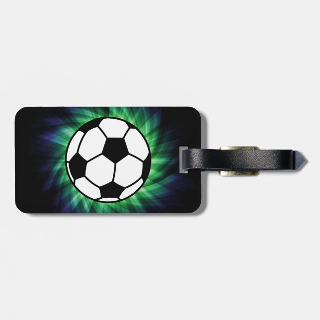 Soccer Ball Luggage Tag (Back Horizontal)