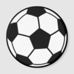 Soccer Ball Magnet<br><div class="desc">Soccer Ball round magnet</div>